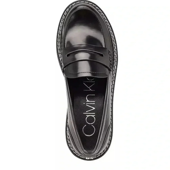 Calvin Klein Suzie casual log sole loafers sz 6 nwob - Picture 4 of 4